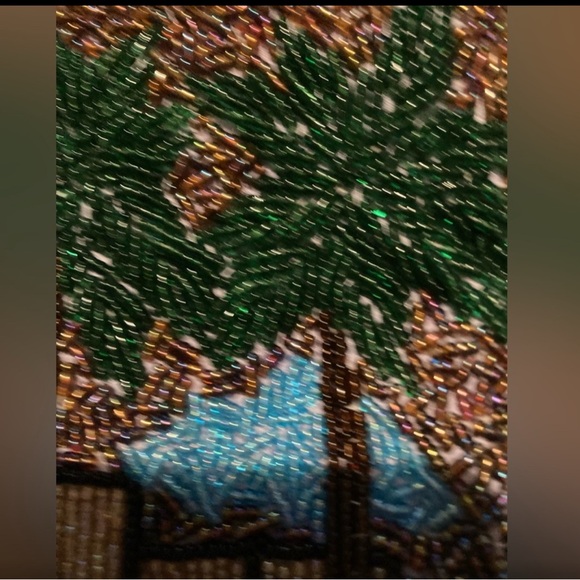 EUC Y&S Hand Beaded Handbag - Picture 5 of 9